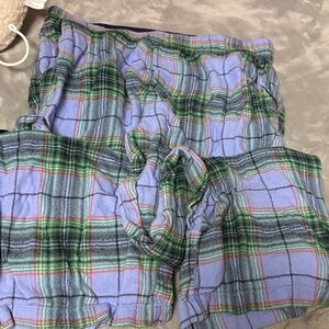 Aerie Checkered pajama pants - Green and Lavender